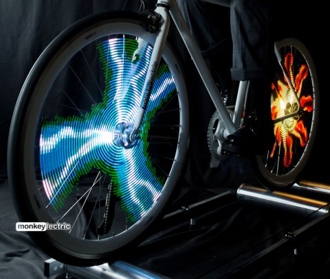Monkey light bicycle light display system