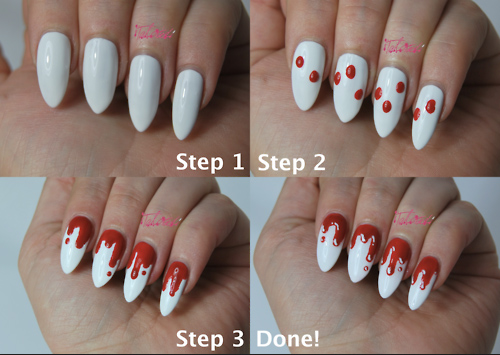 vampire nail art 2