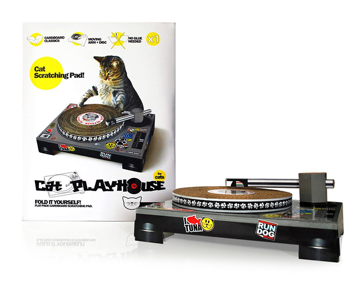 cat dj scratch turntable #4