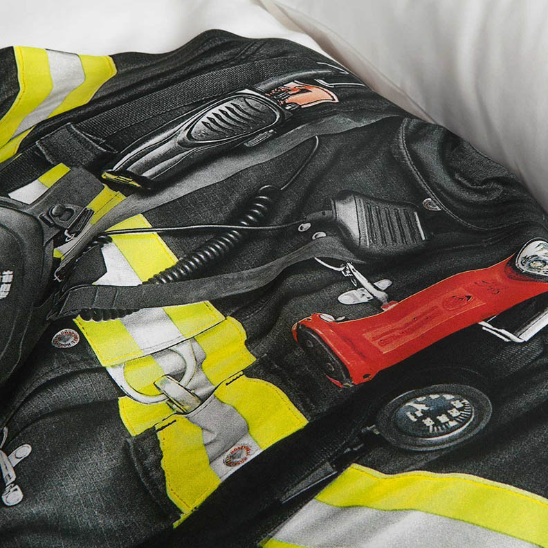 Fireman duvet cover #2