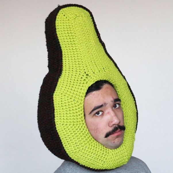 Avocado hat by chiliphilly