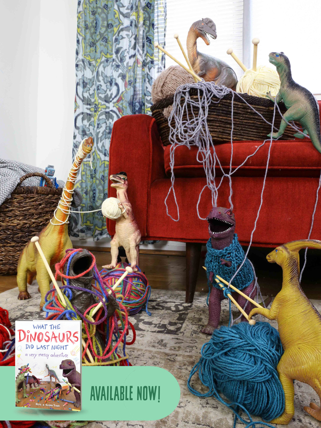 Dinos-in-yarn