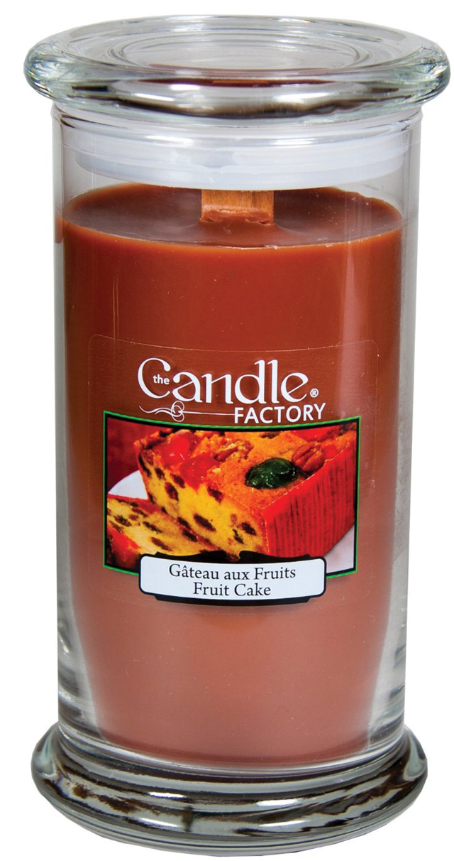 Fruitcake-candle
