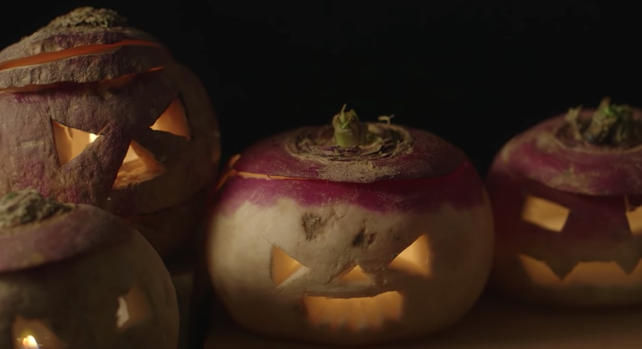 Halloween turnips