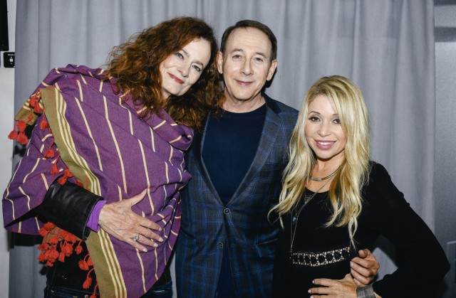 Diane Salinger, Paul Reubens and E.G. Daily