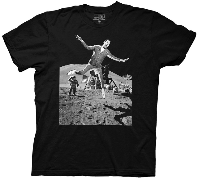Pee-wee-Herman-on-the-moon-tee-shirt