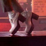 Peewees white platform shoes