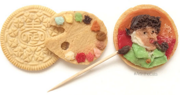 Van Gogh reo Oreo Cookie Art