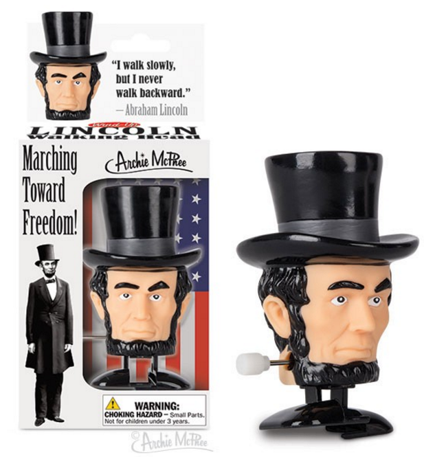 Walking Abraham Lincoln head